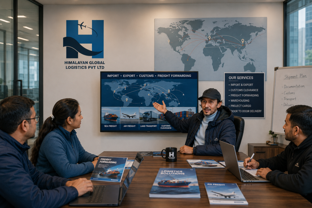 Logistics handling in himalayan global logistics